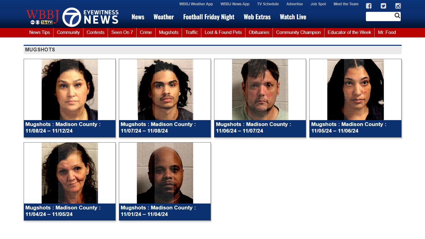 Mugshots - WBBJ-TV